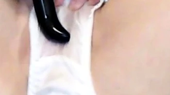 Amateur Squirts in Panties on Webcam