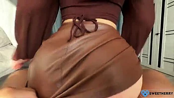 SweetHerry Cheating Wife Doggystyle - Big Ass Russian Teen Fucked in Skirt POV