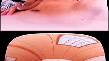 Japonesa caliente gimiendo mientras chupa y monta