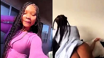 Брюнетка мулатка трахается анально и кончает