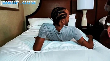 BBW madura morena con culo grande y garganta profunda