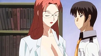 Азиатская хентайша с вырезом на груди