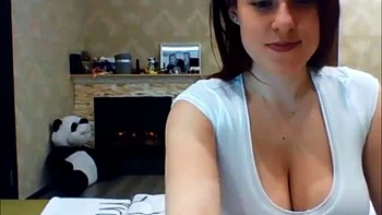 Große Titten Anal im weißen Hemd POV