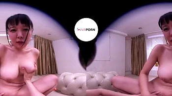 Japanese POV Blowjob with Cowgirl Handjob