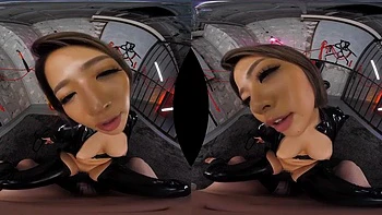 Asiatischer VR-Blowjob und Missionarsfick