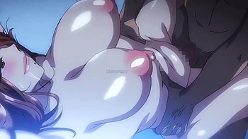 Milf mit großen Titten im Hentai-Fick