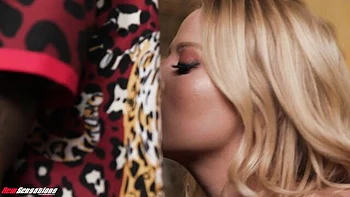 Paris White Sucks BBC in Interracial Babysitter Scene