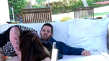 Chubby MILF Blowjob & Rough Fuck with Young Dude - Spanish Amateur