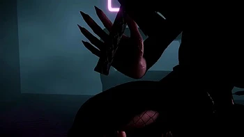 Vadia asiática BBW 3D fodida forte pelo mestre