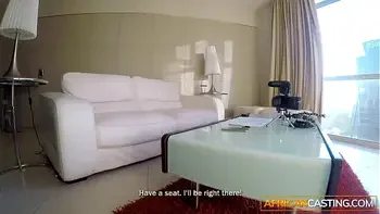 Busty Ebony Kenyan Girl Strips and Fucks In Job Interview