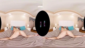 Кензи Мэдисон в VR: минет и миссионерская поза