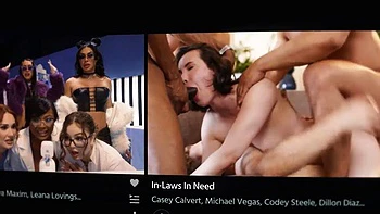 Sortudo fodendo anal em trio com sogros e Katie Kush