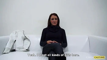 Маленькая грудь брюнетки-подростка Babeta 3496 жёсткий трах