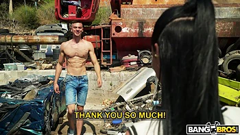 Дерзкий трах на свалке