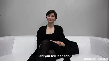 18+ Czech Art Student Anna Strips and Fucks POV