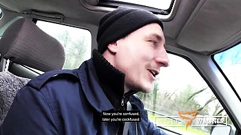 Milf alemã gata Stella Star fodida na rua