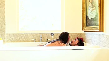 Seduces Man In Black Lingerie And Nylons