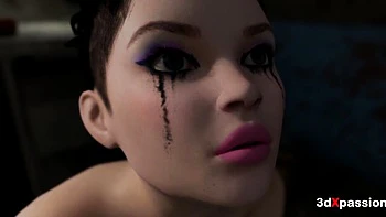 Sloppy Deep-Throat Blowjob and Hardcore Fuck