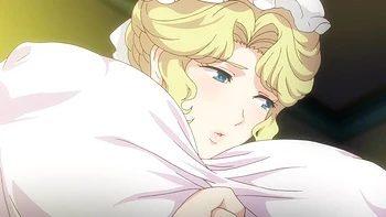 Blonde Dienstmädchen lutscht Schwanz, fickt Doggy und Missionar