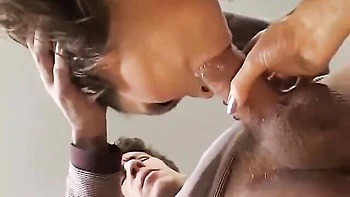 Hotwife mom fucked hard in cuckold swinger gangbang