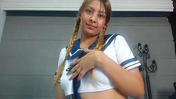 Latina Milf CaroMontes Masturbates and Milks Nipples