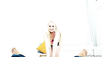 Daruma Rai Sloppy BBC Blowjob POV with Russian Teen