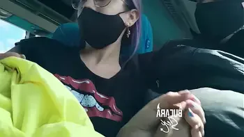 Follando en un bus de copetran con desconocido que pago mi pasaje