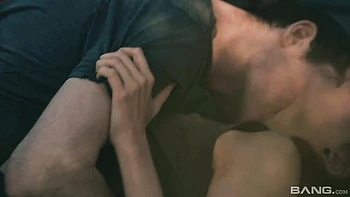 Skinny redhead Nina Sever sucks and strokes cock