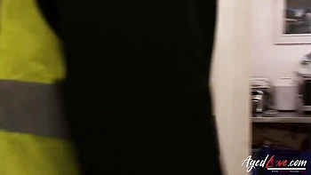 BBW Milf Gets BBC Blowjob from Aged Love
