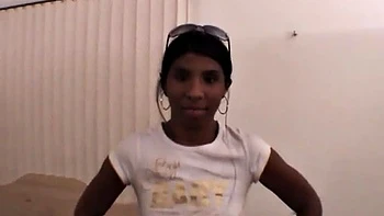 Ebony Teen Fingers Her Pussy in POV Masturbation