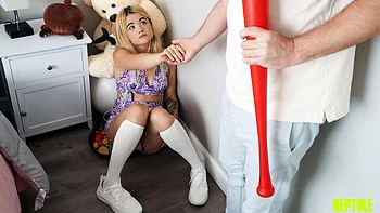 Skylar Snow and Lexi Luna Lick and Play Big Cocks