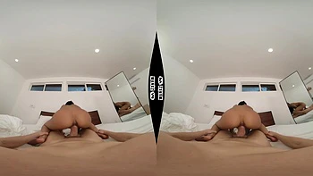 Brunette Teen Pornstar VR Fuckfest