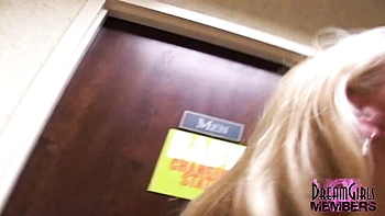 DreamGirls Blonde Solo Babe Flashing Big Tits Outdoors