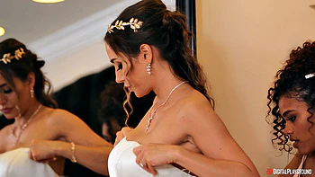 Big-Tits Bride Gets Fucked in Bedroom - Friends Ep 6