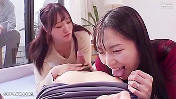 Young Wives & Virgin Threesome Magic Mirror