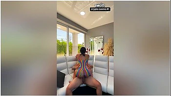 Hot Latina Surprises Boyfriend With Deepthroat & Big Ass Fuck