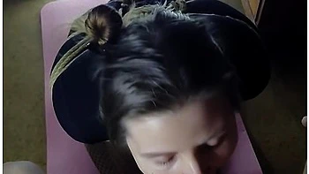 Bound, Gagged Bitch Swallows Big Cock Deep – Lovessie Slave