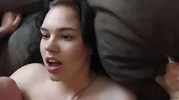 Czech Nerdy Teen Gives Lapdance & Gets Fucked