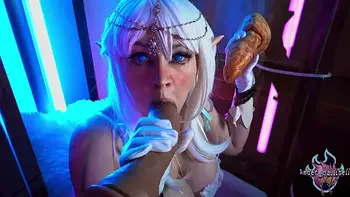 Night Elf Face Fucked by Dragon & Giant