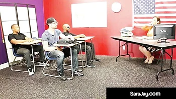 Sara Jay's Huge Tits and Ass Couple Fuck