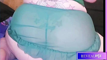 Curvy Milf Teases Pussy Solo with Dildo