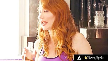 Redhead Stepmom Kendra James Fingers and Seduces 18+ Teens
