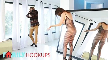 Sloppy blowjob and doggy ride with Alexis Fawx