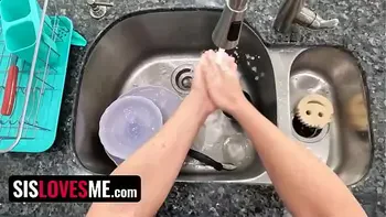 SisLovesMe - Lucky Stud Caught Sexy Babe Cherry Fae Having Fun With Her Bestie And Joins Them