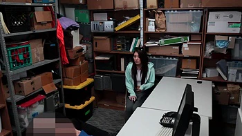 Wicked co-workers Jojo and Wrex unleash passion with lusty brunette in an electrifying ffm tryst
