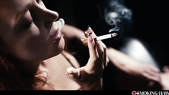 Superb Steve Q and Cherry Candle at smoking blowjob dirt