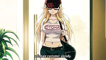 Girl's big tits scene