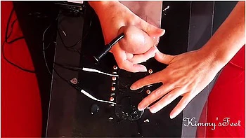 Cruel Femdom Estim Shocks Cock Board Cum Denial Deep Urethral Sounding And Vibrator Ruined Orgasm