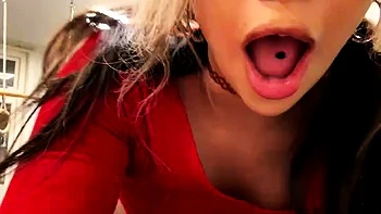 Graceful Girl Striptease Performance