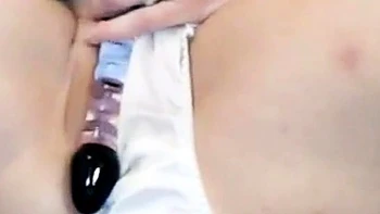Amateur Squirts in Panties on Webcam